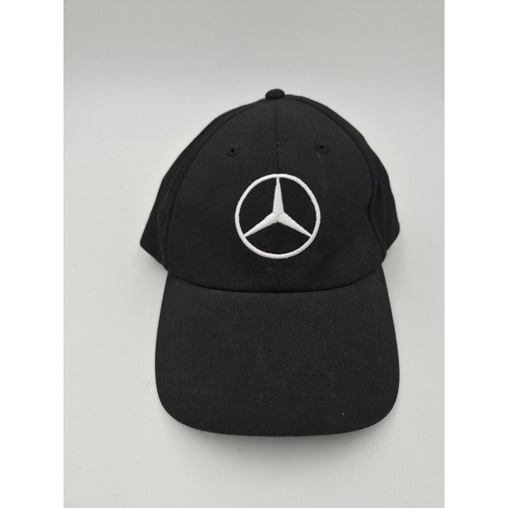 Mercedes Benz Baseball Cap Black Cotton Embroidered Logo Adjustable Hat Mens